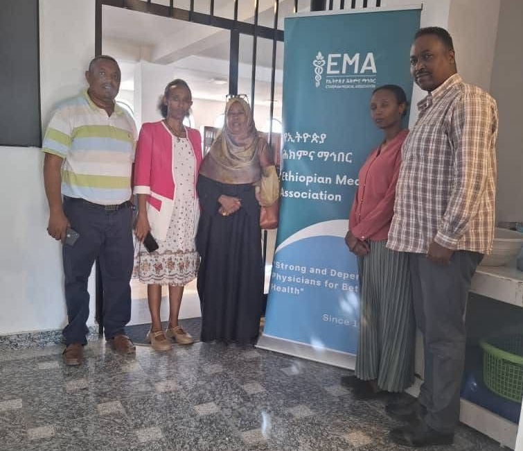 President of  Burao Central University College, attended a meeting in Addis Ababa